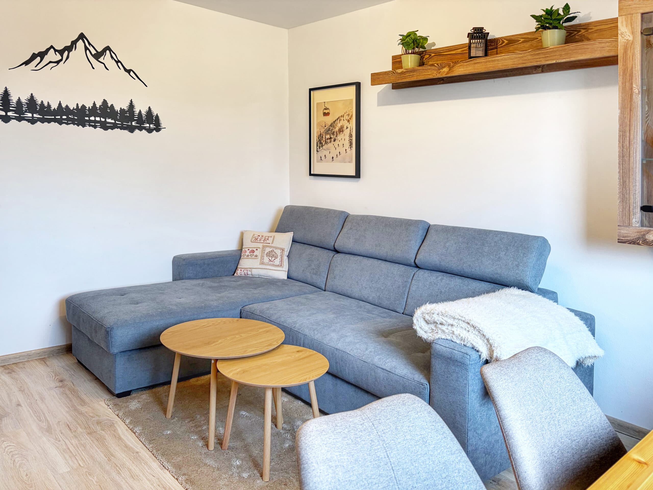 Obývacia izba Apartmánu Tatris